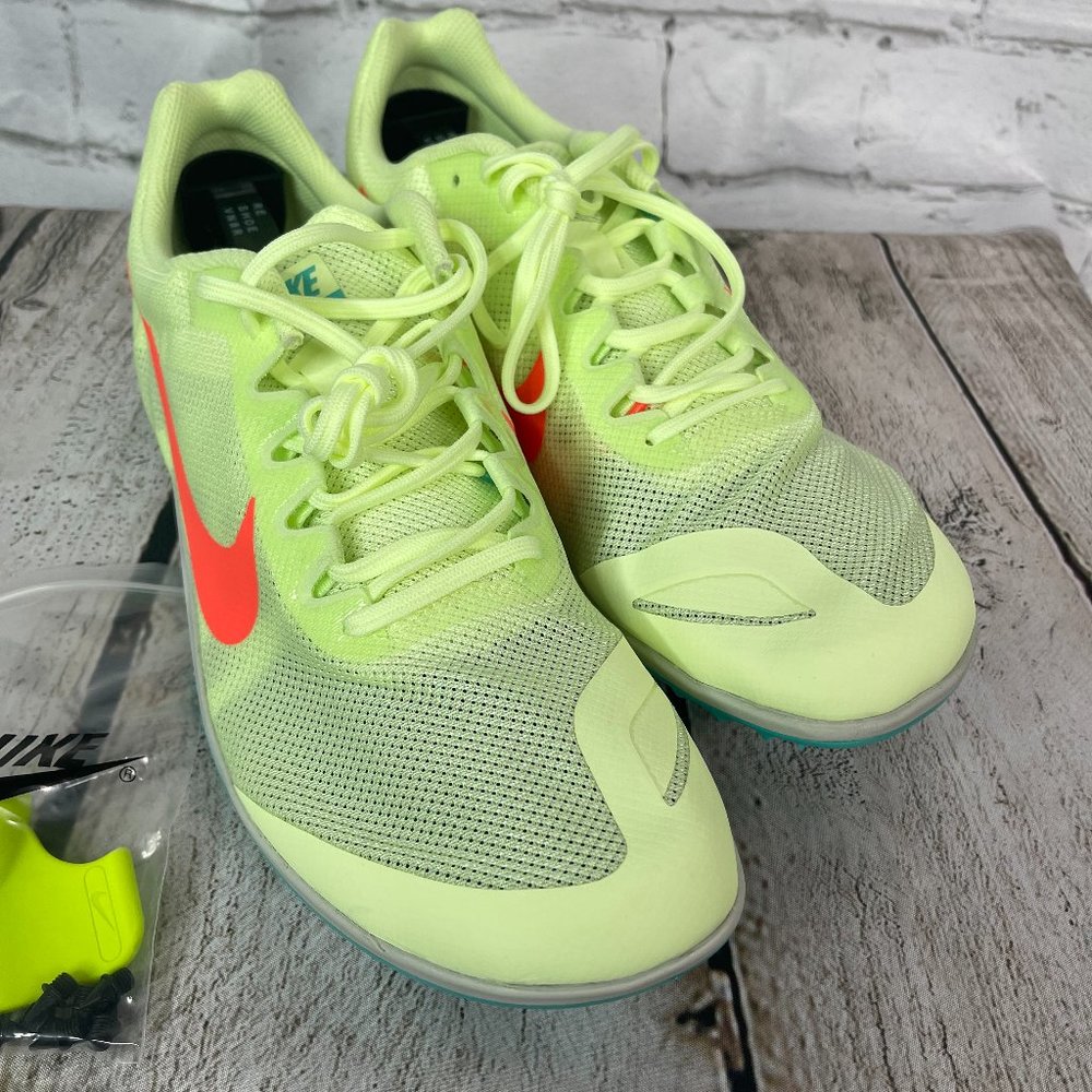 Nike Zoom Rival D Mens Track Running Spikes Shoes Size 11.5 Volt 907566-700